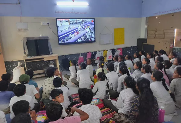 શ્રી હડમતિયા કન્યા તાલુકા શાળામાં કલા મહોત્સવ યોજાયો.. 