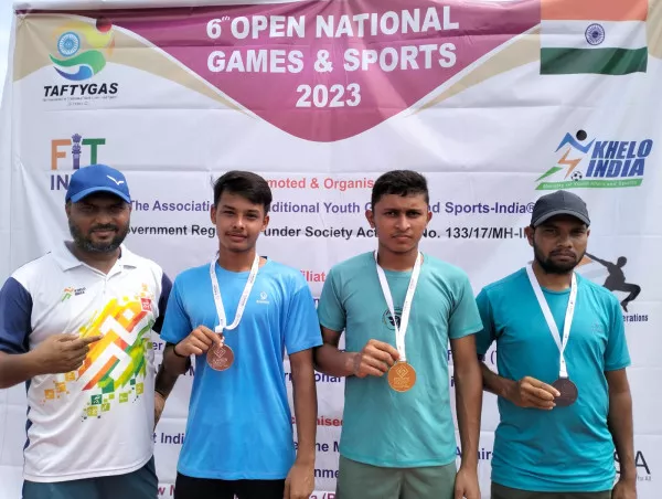 6ઠ્ઠી તાપસે નેશનલ ગેમ્સના પ્રથમ દિવસે દિલ્હી વર્લ્ડ પબ્લિક સ્કૂલ મોરબીએ કુલ 15 મેડલ જીત્યા હતા.