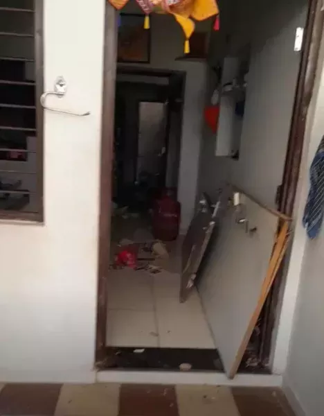 મોરબીના ઉમા રેસિડન્સીમાં ભયાનક બ્લાસ્ટ, ત્રણ ઘાયલ