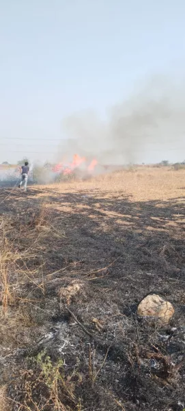 ફાયર બ્રિગેડ ટીમ સતત ત્રણ આગના બનાવોથી દોડતી રહી