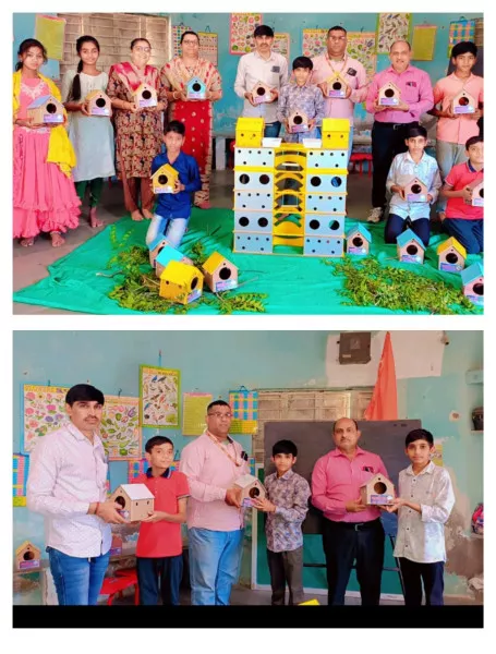 ટંકારા ના ભૂત કોટડા પ્રા . શાળામાં તૈયાર થયું સ્પેરો હાઈટ્સ 