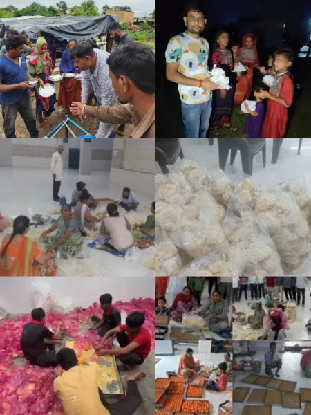 મોરબી જિલ્લામાં પુરની આફત વચ્ચે સંસ્થાઓ અસરગ્રસ્તોની સેવા માટે ખડેપગે રહી
