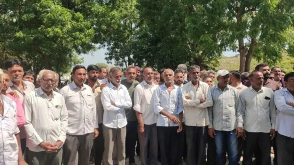 ટંકારાના ડેમી -3 ખાલી કરવા સામે ખેડૂતોનો વિરોધ
