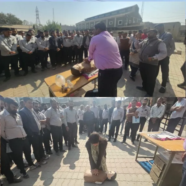 PGVCL સ્ટાફ સાથે આયુષ હોસ્પિટલની Health Talk - CPR અને  Hand Hygiene તાલીમ આપવામાં આવી.