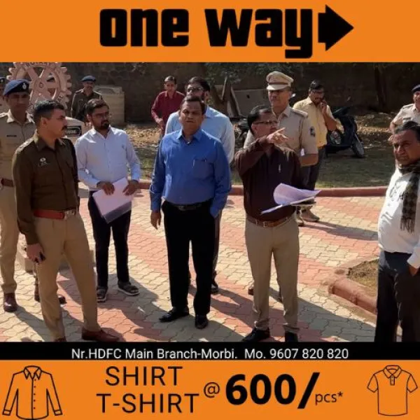 હળવદ પાલિકાની ચૂંટણીમા સંવેદનશીલ બુથોની સમીક્ષા કરતા કલેકટર અને એસપી