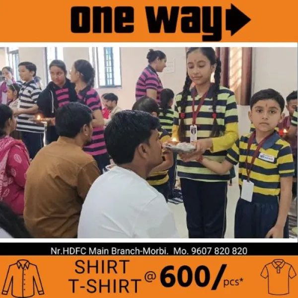 સાર્થક વિદ્યામંદિર દ્વારા વેલેન્ટાઈન ડેની માતા પિતા પૂજન દિવસ તરીકે ઉજવણી
