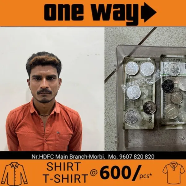 મોરબી અને વાંકાનેરમાં ત્રણ સ્થળે ચોરી કરનાર આરોપી ઝડપાયો
