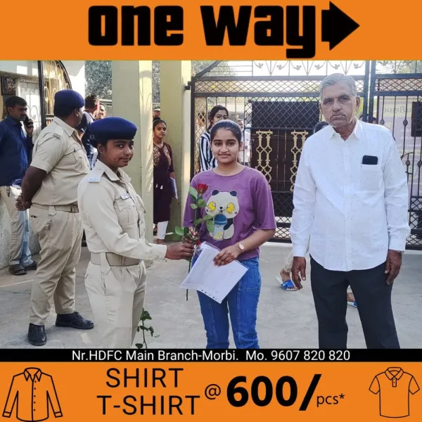 ધો.10 બોર્ડની પરીક્ષા વિદ્યાર્થીઓને શુભેચ્છાઓ આપતી ટંકારા પોલીસ