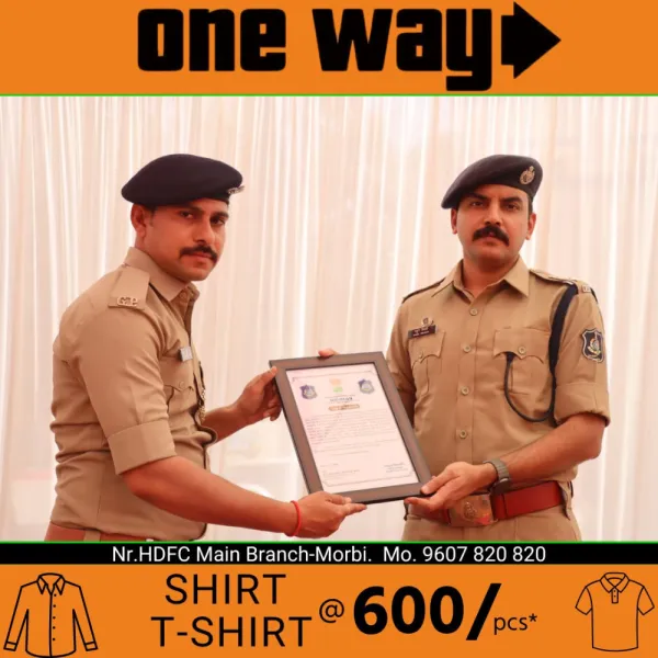 મોરબી જિલ્લામાં પીઆઇ છાસિયા સહિત પાંચ પોલીસ કર્મીઓને કોપ ઓફ ધ મંથ એવોર્ડ એનાયત
