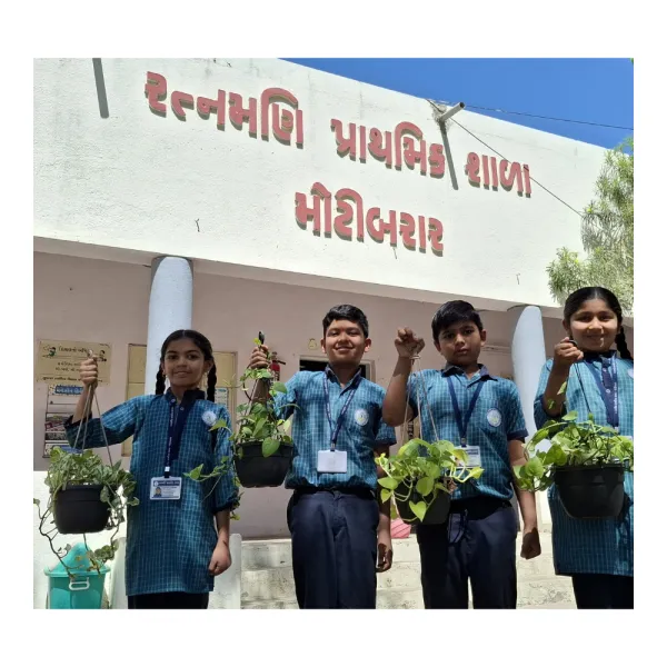 માળીયાની મોટીબરાર પ્રાથમિક શાળામાં ઈકો ક્લબ પ્રવૃત્તિ અંતર્ગત વૃક્ષારોપણ કાર્યક્રમ યોજાયો