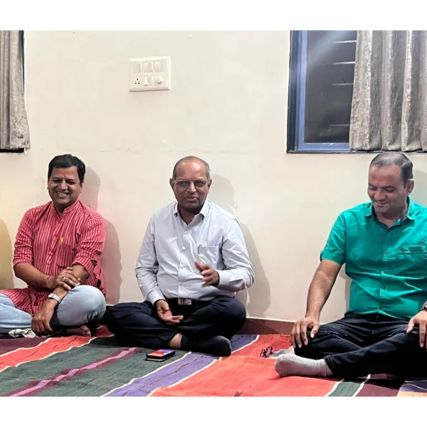 મોરબી જિલ્લા ભા.જ.પ. પ્રમુખ જયંતિભાઈ રાજકોટિયાએ કર્યા સંઘ “કાર્યાલય દર્શન”
