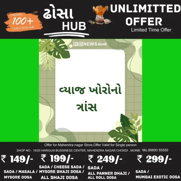 મોરબીના વ્યાજખોરોએ રાજકોટના યુવાન પાસેથી 10 લાખના 25 લાખથી વધુ રકમ વસુલ કરવા છતાં પઠાણી ઉઘરાણી કરી
