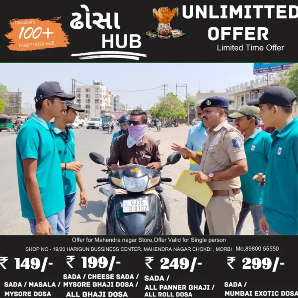 મોરબીમાં ટ્રાફિક નિયમોના અનુશાસન માટે નિર્મલ સ્કૂલના વિદ્યાર્થિઓ મેદાને આવી લોકોને માર્ગદર્શન આપ્યું