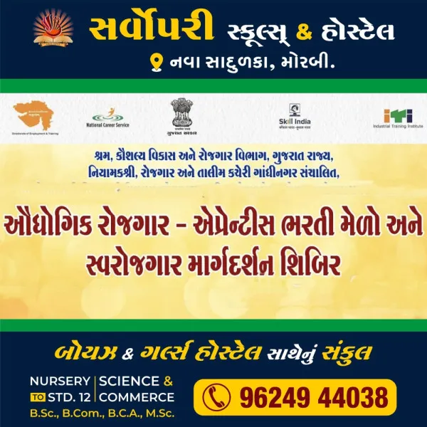 માળીયા ખાતે ઔદ્યોગિક ભરતી મેળો યોજાશે
