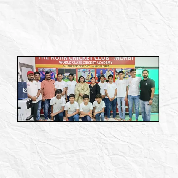 વિશ્વના સૌથી ઊંચા ક્રિકેટ મેદાનમાં રમવા માટે મોરબીથી ટીમ રવાના થઈ