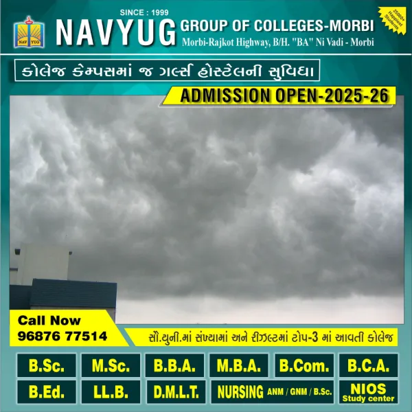 મોરબીમાં વહેલી સવારે ઝાપટાં બાદ વરસાદી વાતાવરણ યથાવત