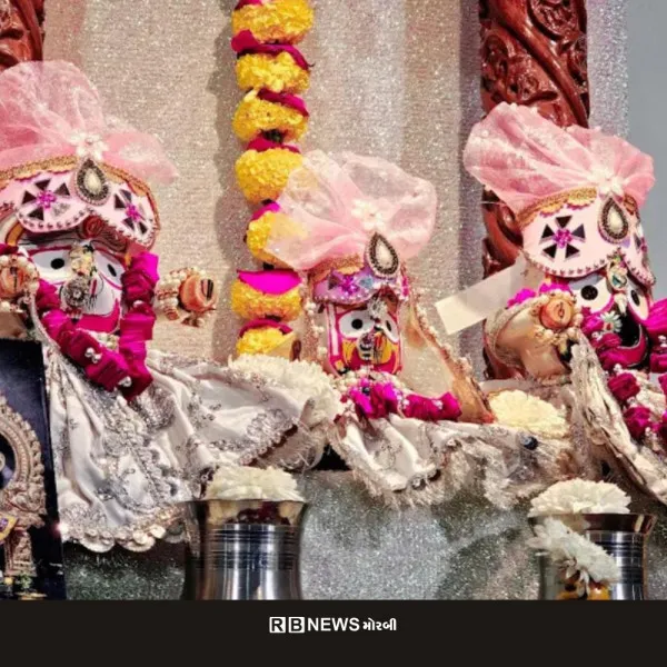 મોરબીમાં ઇસ્કોન મંદિર દ્વારા જગન્નાથજીની ભવ્ય રથયાત્રા નીકળી