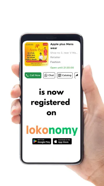  Apple Plus Men’s Wear હવે મોરબીની ડિજિટલ બજારમાં પણ,
lokonomy પર માત્ર એક સર્ચમાં જોવા મળશે!
