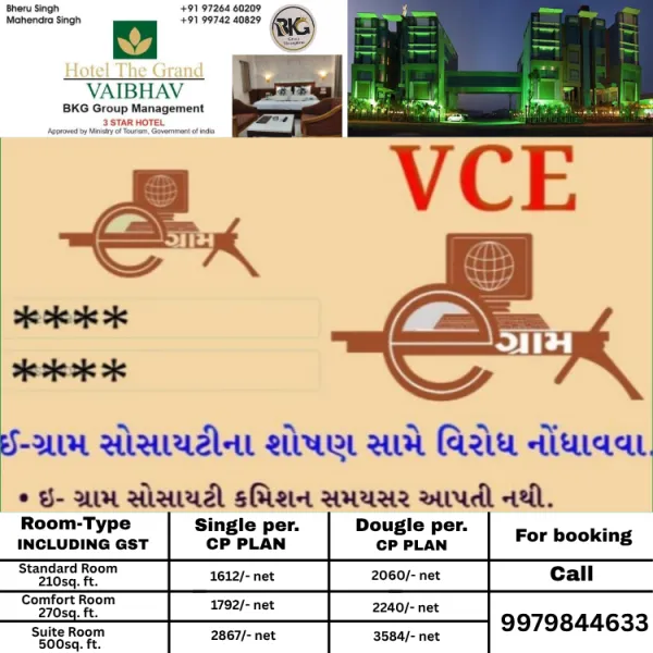 મોરબી જિલ્લાના તમામ વીસીઇઓની ઈ-ગ્રામ સોસાયટીના શોષણ સામે હડતાળ પર