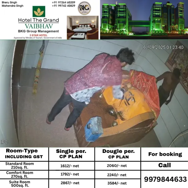 વાંકાનેરના લુણસરિયા ગામે હનુમાનજીના મંદિરમાંથી માલમતાની તસ્કરો ચોરી કરી ગયા