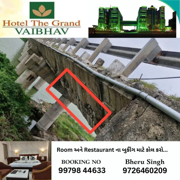 ટંકારાને જામનગર સાથે જોડતો આજી રિવર બ્રિજ દયનીય હાલતમાં.
