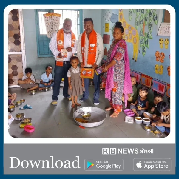 આંગણવાડીઓમાં કુપોષિત બાળકોને પોષણક્ષમ આહાર કીટનું વિતરણ