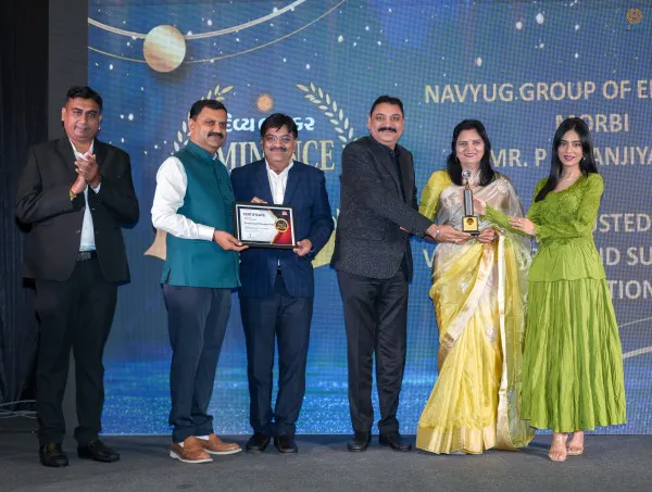 નવયુગ ગ્રુપને ‘દિવ્ય ભાસ્કર ઇમિનેન્સ એવોર્ડ ૨૦૨૫’નું સન્માન મળ્યું.