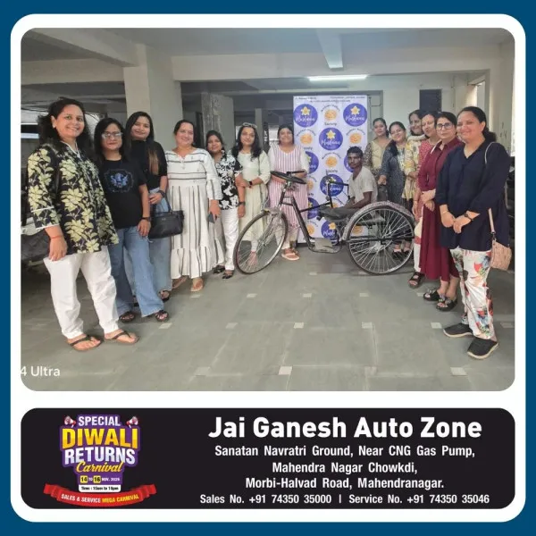 મોરબીમાં દિવ્યાંગને ટ્રાઈસિકલ આપીને જીવન જીવવામાં આત્મવિશ્વાસને મજબૂત બનાવ્યો
