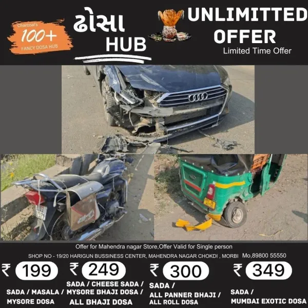 મોરબીમાં બેકાબુ કારની હડફેટે ચડેલા બે વ્યક્તિના સારવાર દરમિયાન મોત
