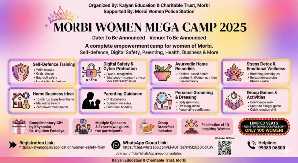 મોરબીની મહિલાઓ માટે ઐતિહાસિક તક: 'Women Empowerment Mega Camp 2026' 