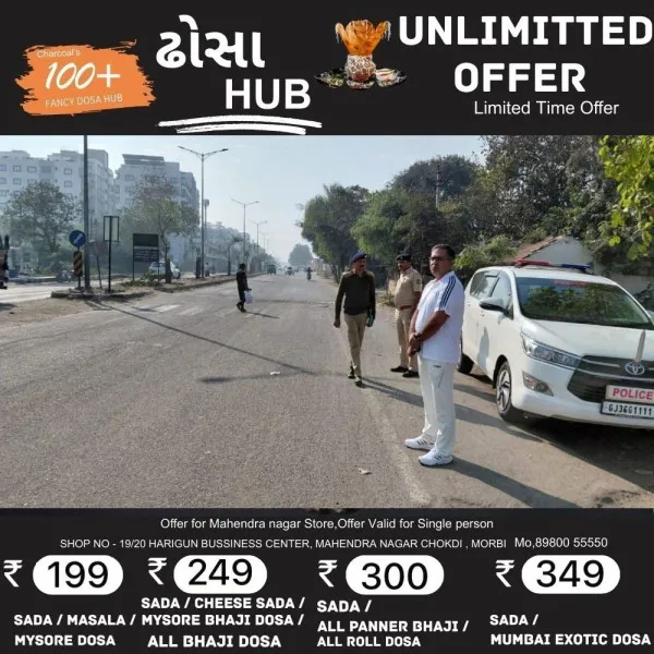 મોરબીમાં ટ્રાફિકની સ્થિતિને કાબુમાં લેવા ખુદ એસપી મુકેશ પટેલે ફિલ્ડમાં ઉતર્યા
