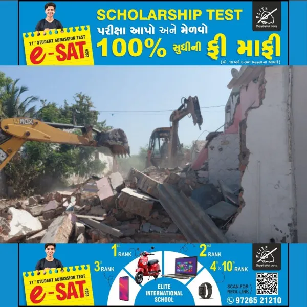 મોરબીમાં બે હિસ્ટ્રીશીટરોના ગેરકાયદે મકાનો પર ડીમોલેશન, 642 ચોમી જગ્યા ખુલ્લી કરાઈ
