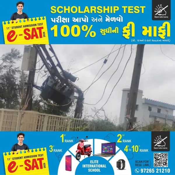 મોરબી જિલ્લામાં વાવાઝોડાથી ૮૯ જેટલા વીજ થાંભલાઓ ધરાશાયી, 3 ટીસી પણ ડેમેજ 
