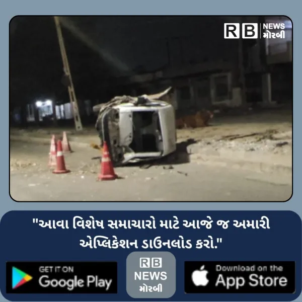 મોરબીમાં મરઘા ભરેલા વાહનની કાર સાથે ટક્કર થતા અનેક મરઘાના મોત
