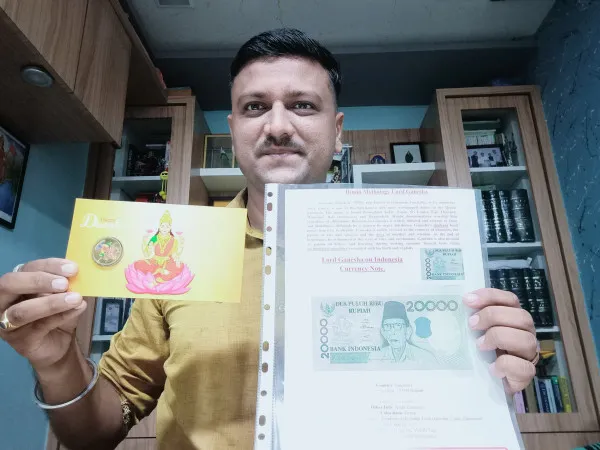 ગણેશોત્સવ વિશેષ: મોરબીના યુવા ધારાશાસ્ત્રી પાસે ગણેશજીની મુદ્રાવાળા પ્રાચીન સિક્કા, કરન્સી અને ટિકિટોનો અદ્ભુત વૈશ્વિક ખજાનો